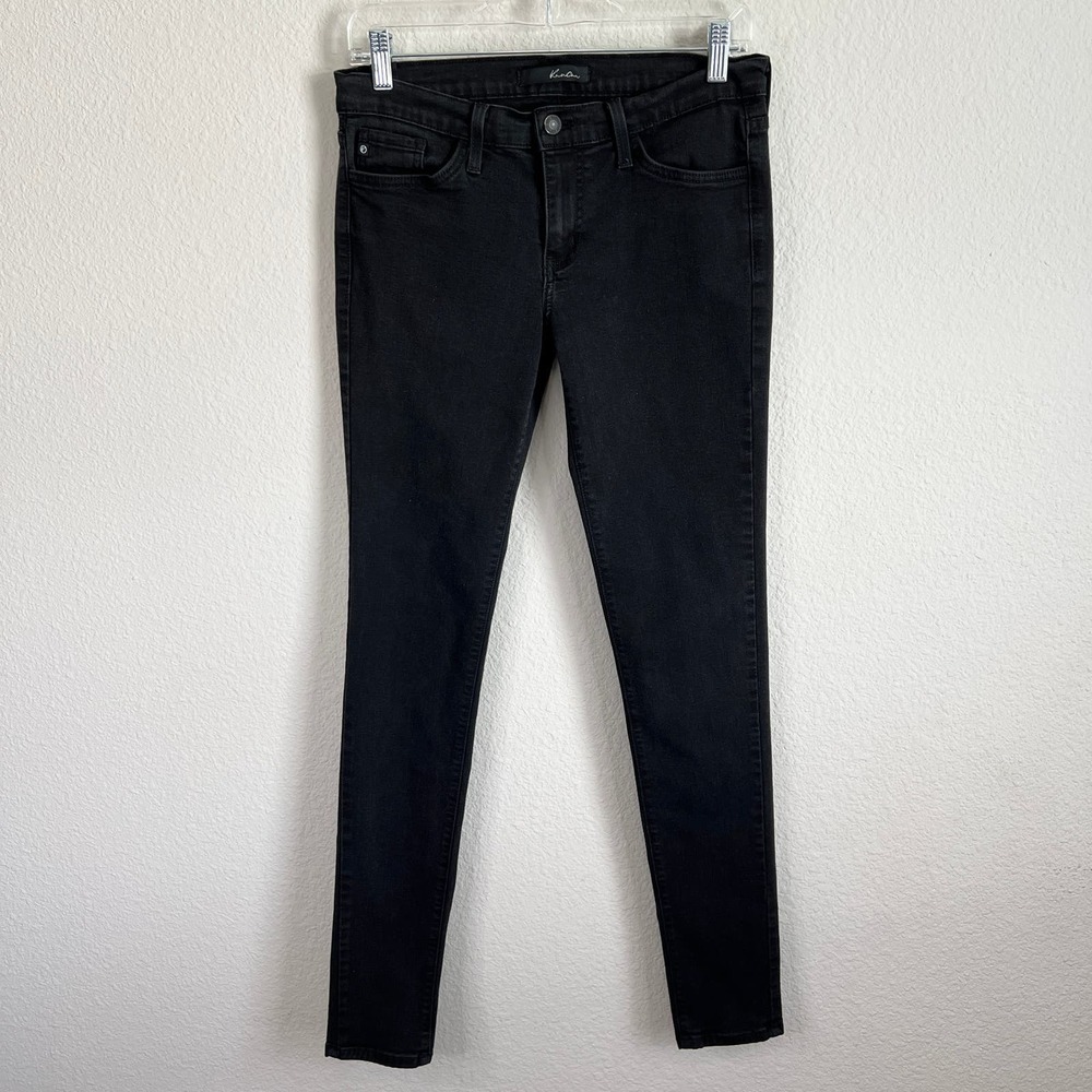 Kancan Skinny Jeans Women's 28 Low Rise Black Stretch Denim BK1087L Classic